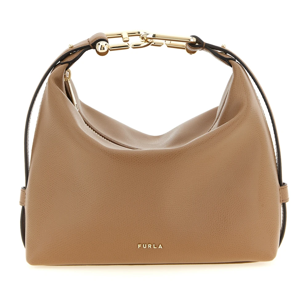 Furla , Handbags, Female, Beige, One Size, Tonie Mignon Shoulder Bag
