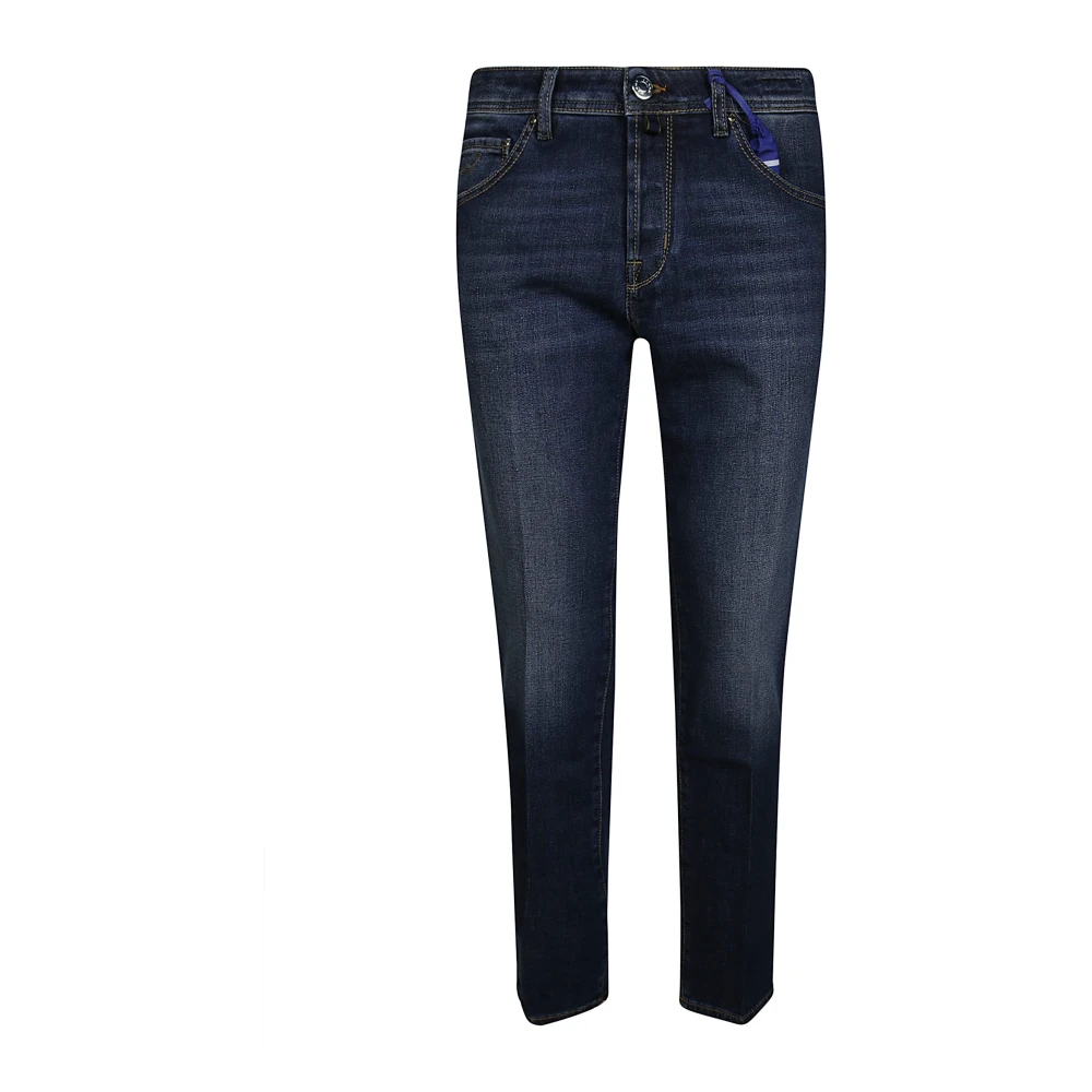 Jacob Cohën Slim Fit Jeans met Vijf Zakken Blue Heren