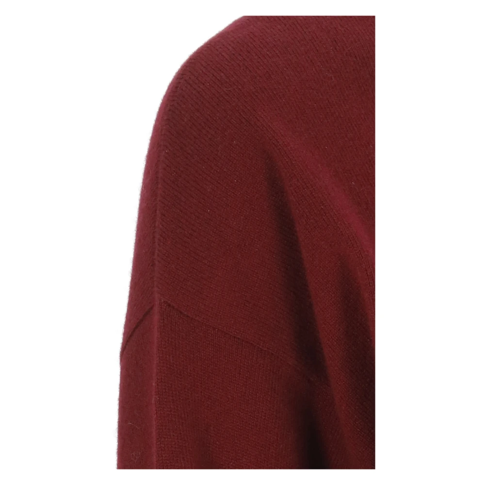 Kangra Kasjmier Crewneck Sweater Bordeaux Red Dames