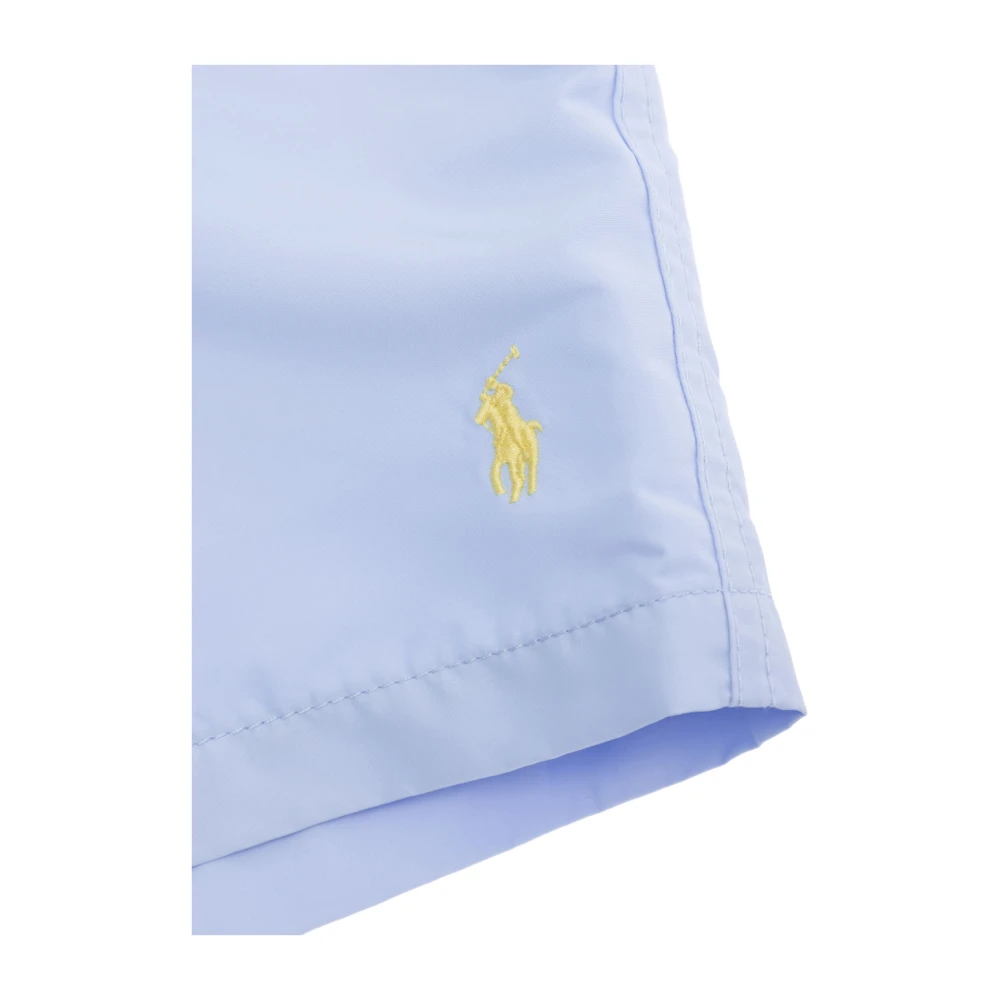 Polo Ralph Lauren Blauwe Zee Kleding Zwembroek Elastische Taille Blue Heren