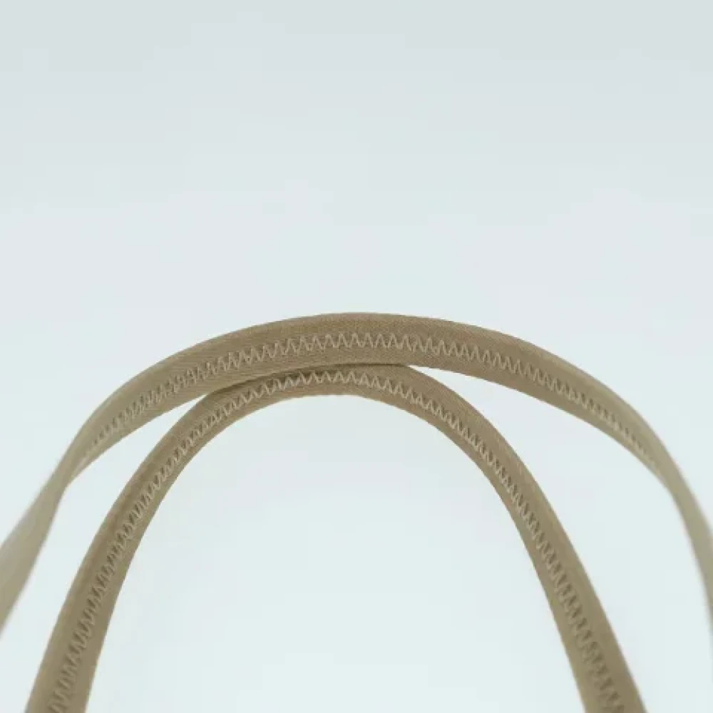 Prada Vintage Pre-owned Fabric prada-bags Beige Dames