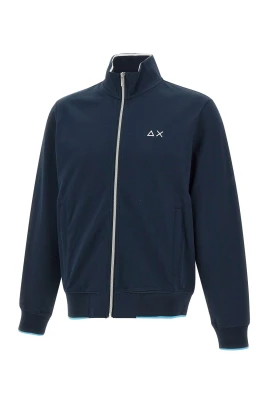 Track Zip Piquet Polo Stripes