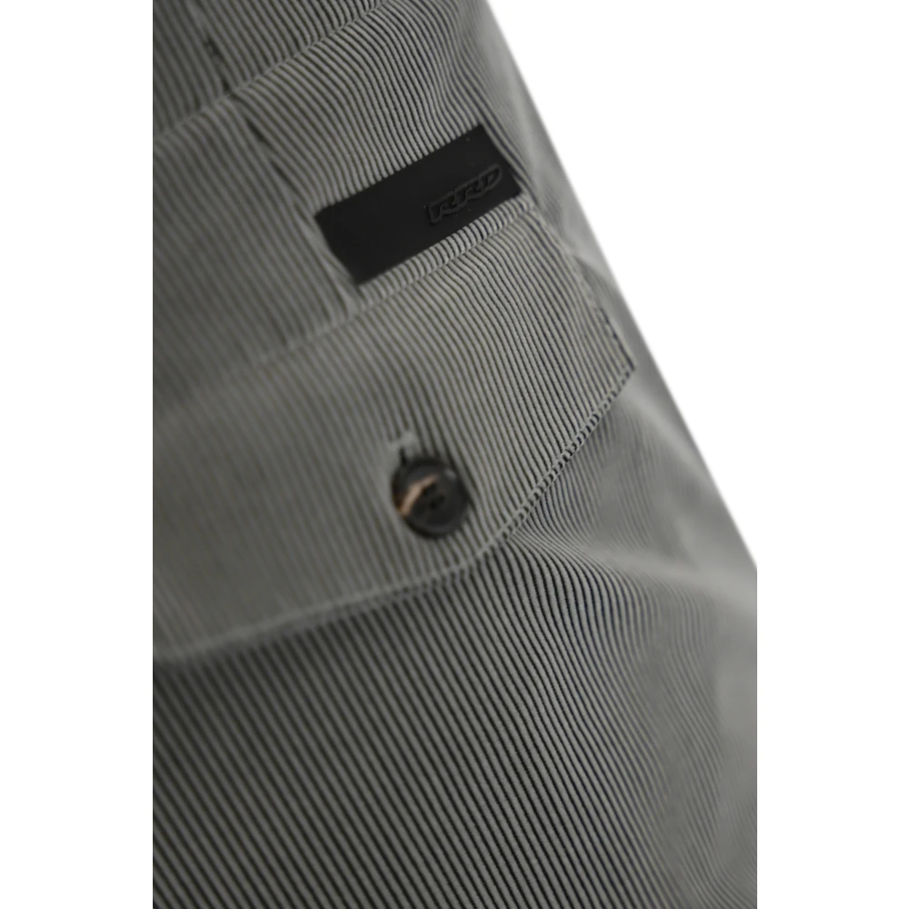 RRD Ribfluwelen Herenbroek Slim Fit Gray Heren