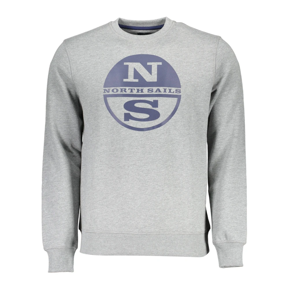 North Sails Men's Gray Round-Neck Knitwear, Xl, Sweatshirts
