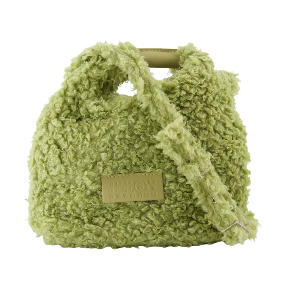 MM6 Maison Margiela Japanse Schoudertas Groen Wol Green Dames