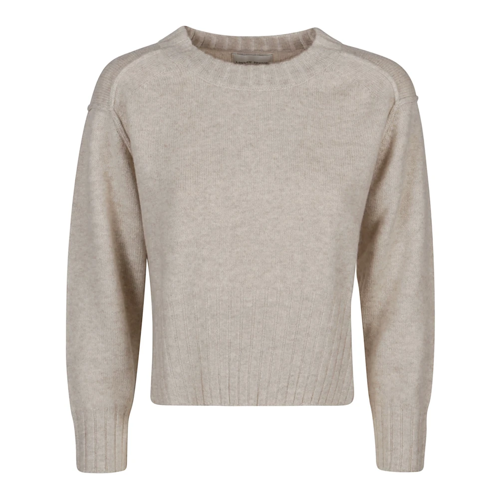 Loulou Studio Ronde Hals Sweater in Lian Stijl Gray Dames