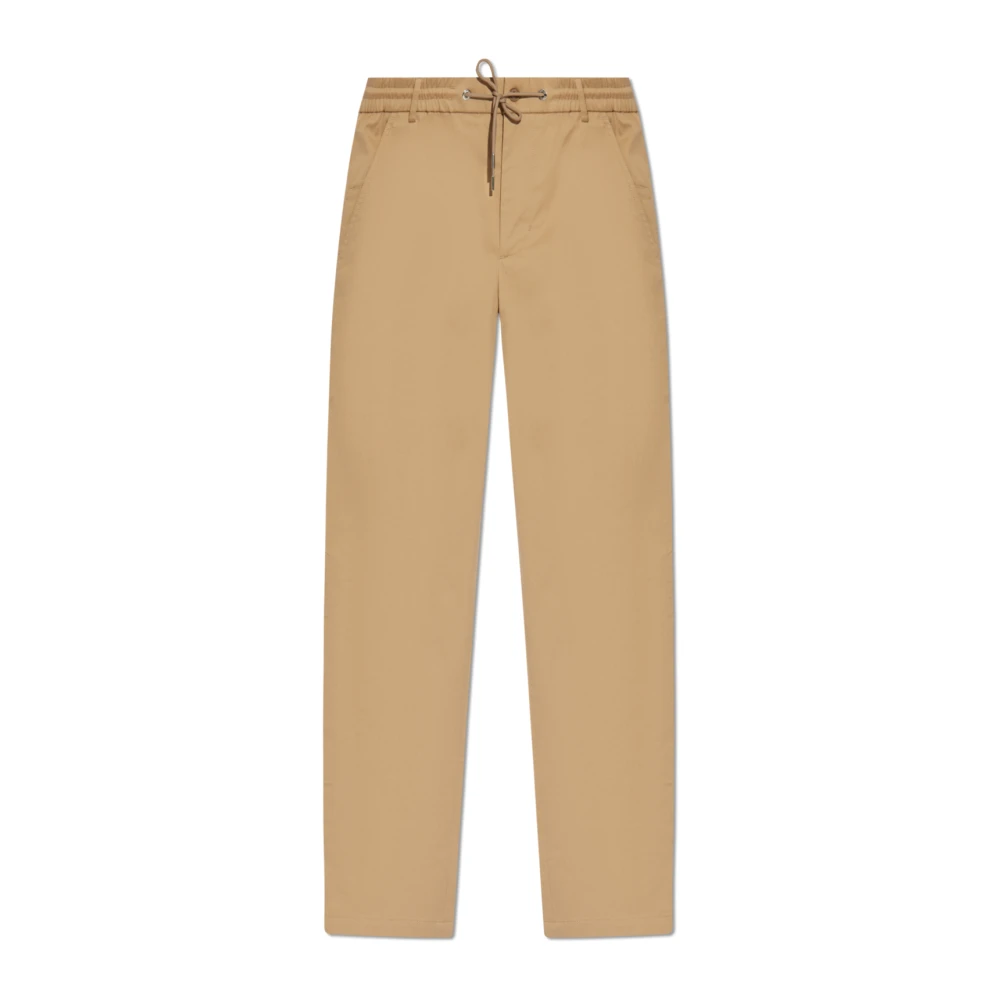 Moncler Katoenen broek Beige Heren