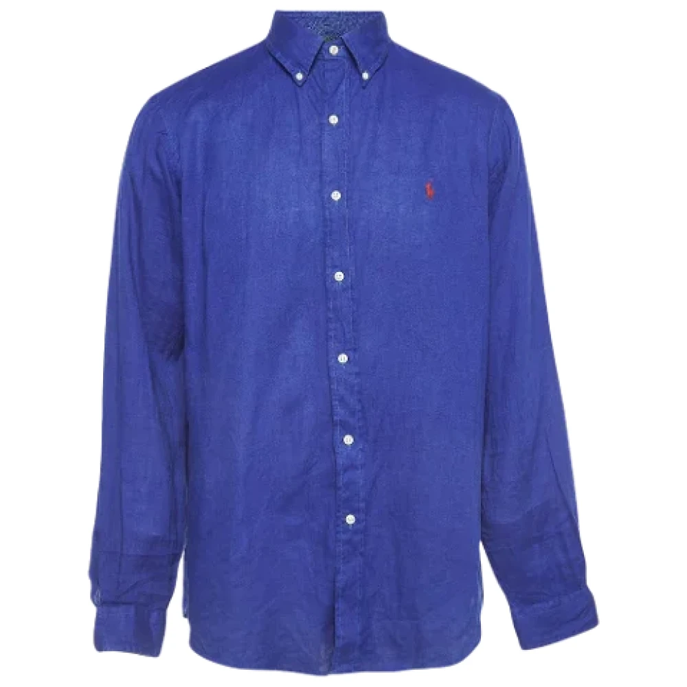 Ralph Lauren Pre-owned Fabric tops Blue Heren
