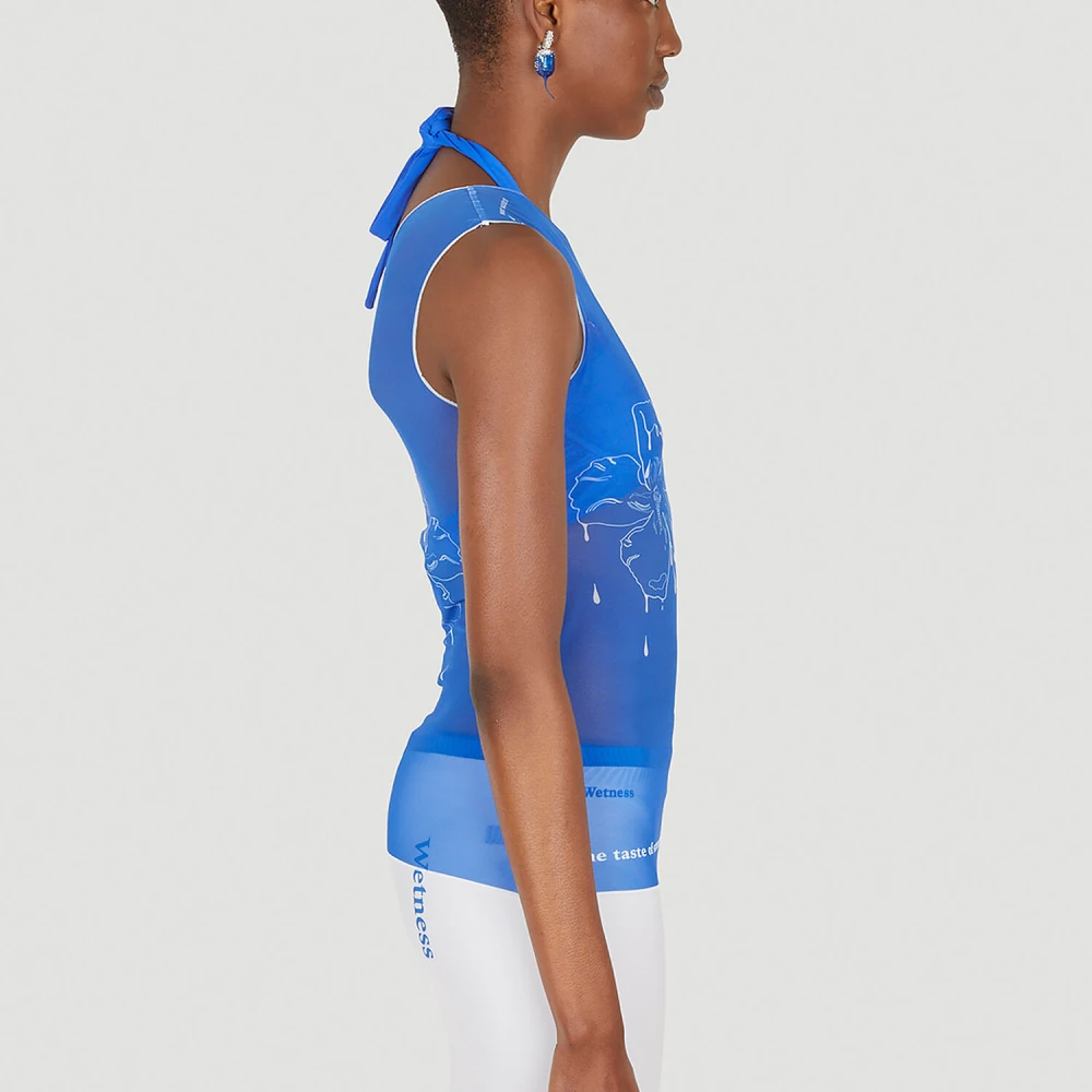DI Petsa Tops Blue Dames