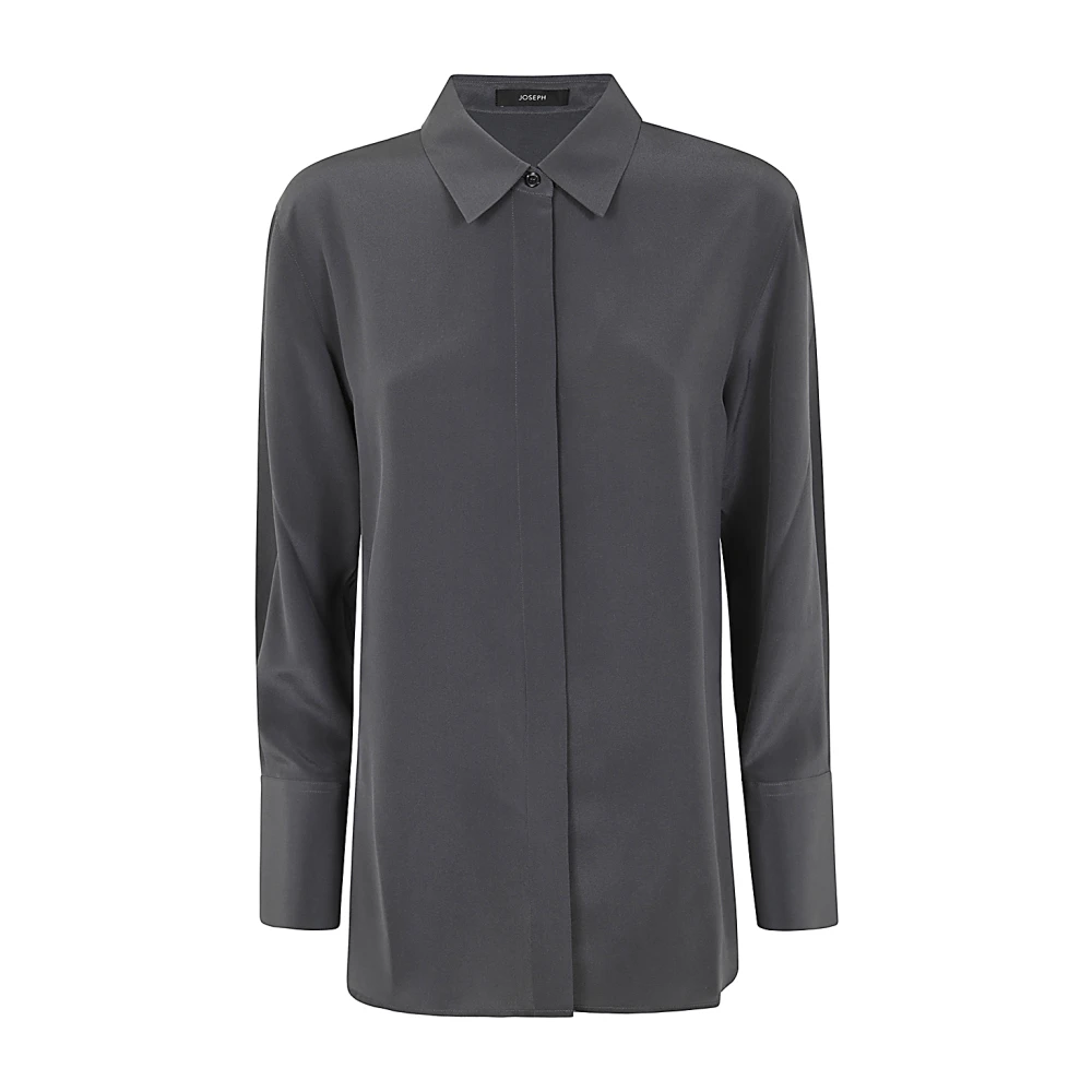 Joseph Luxe Zijden Blouse Gray Dames