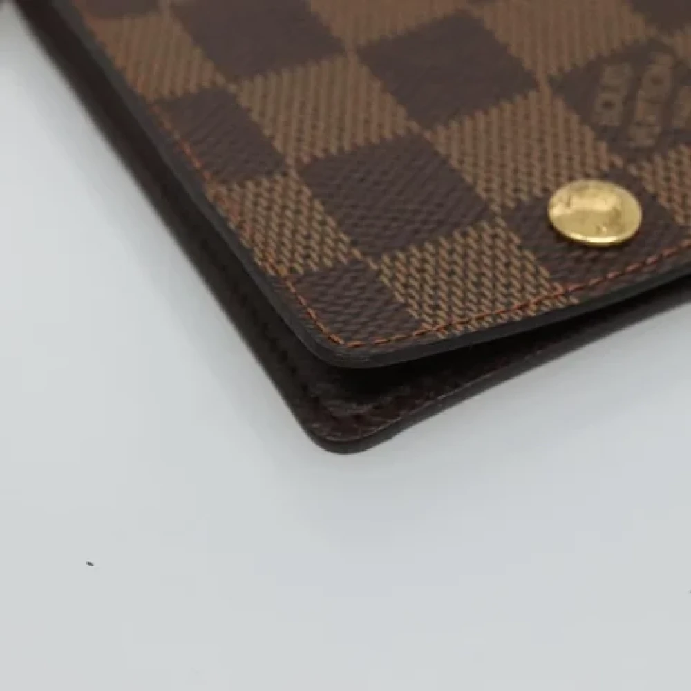 Louis Vuitton Vintage Pre-owned Canvas wallets Brown Dames