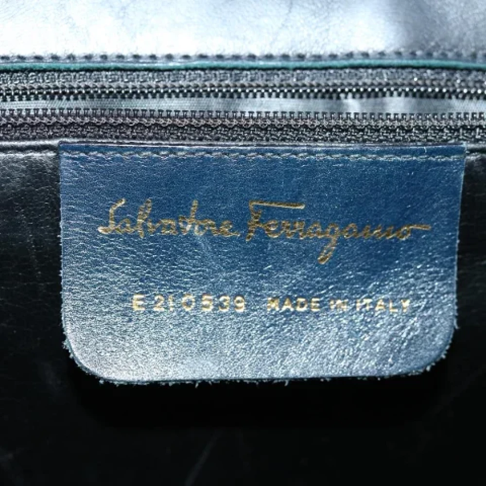 Salvatore Ferragamo Pre-owned Leather handbags Black Dames