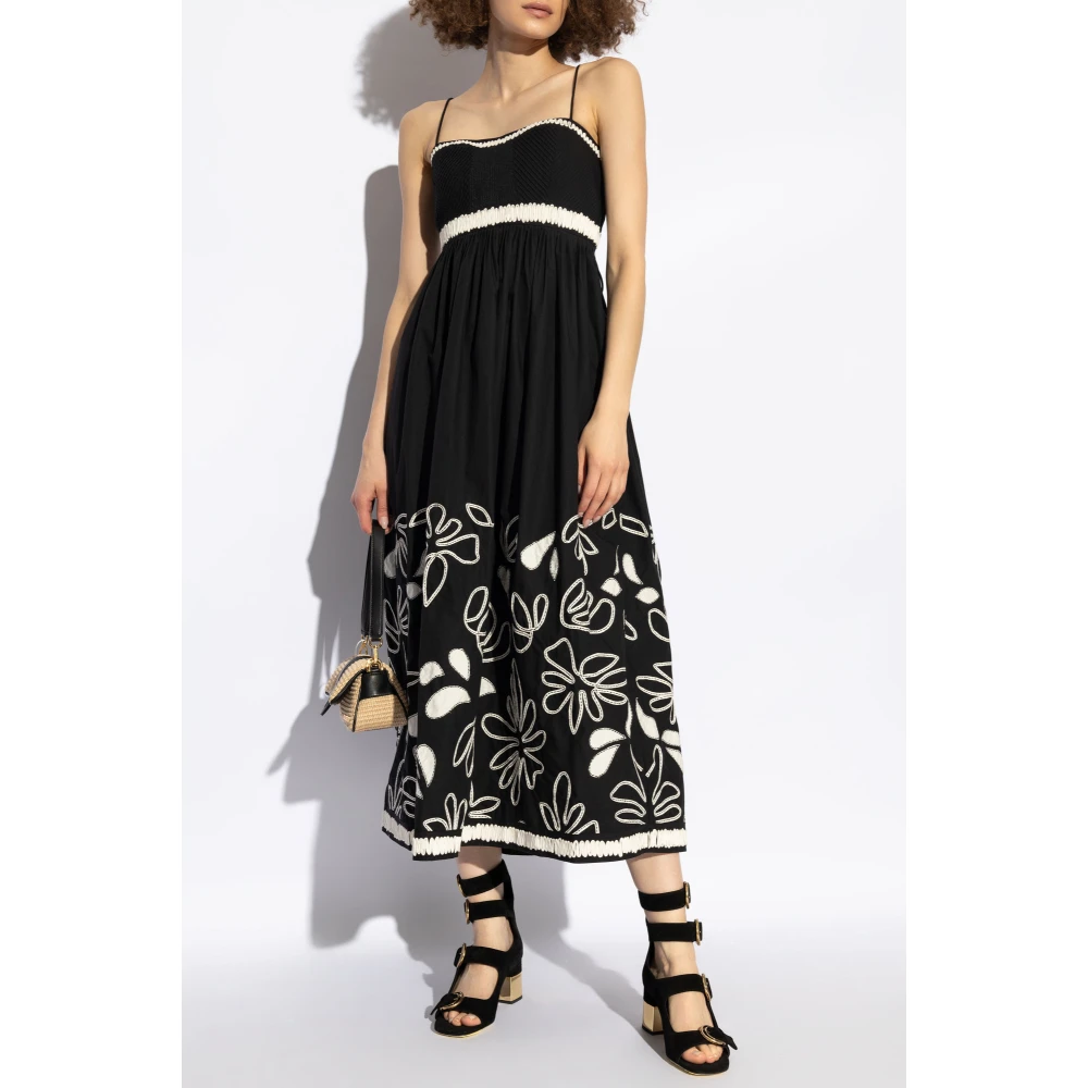 Ulla Johnson Jurk met bandjes Black Dames