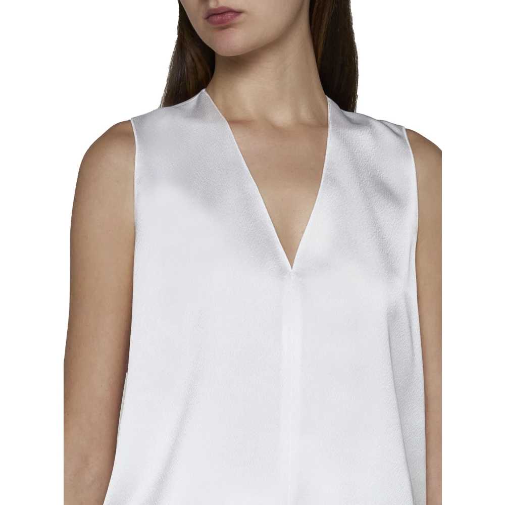 Blanca Vita V-hals Top White Dames