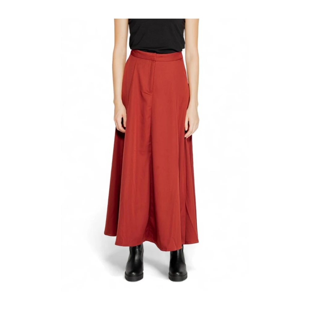 Vero Moda Rode Polyester Rok Herfst Winter Collectie Red Dames