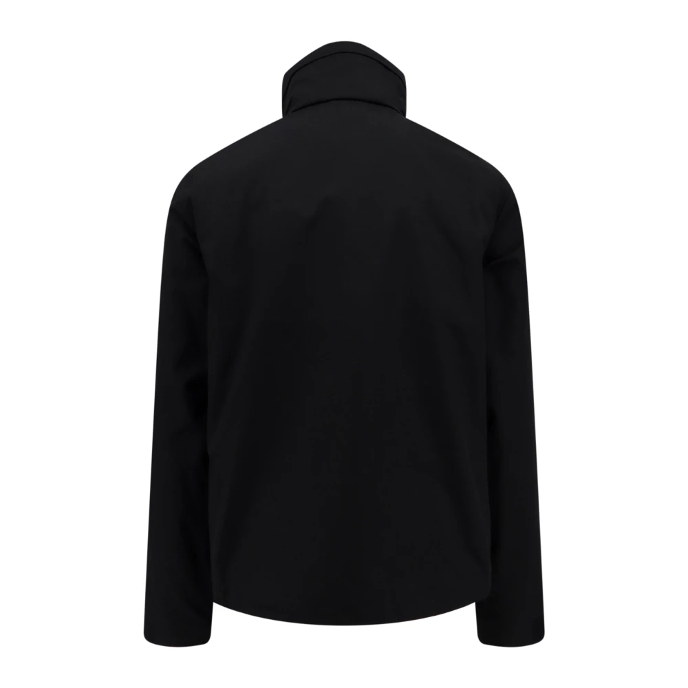 C.P. Company Katoenen jas met verborgen capuchon Black Heren