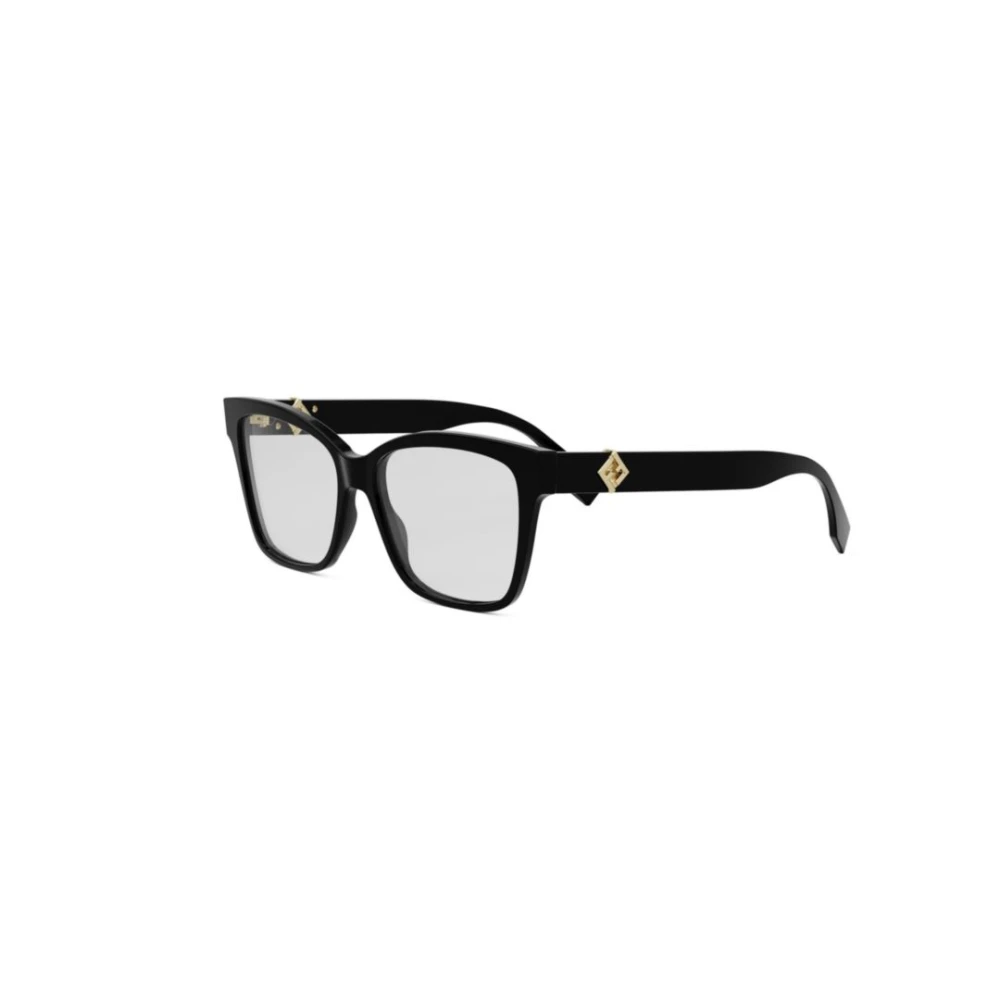Fendi Black Ff Diamonds Optical Frame - Unisex - Glasses - 55 Mm - Accessories