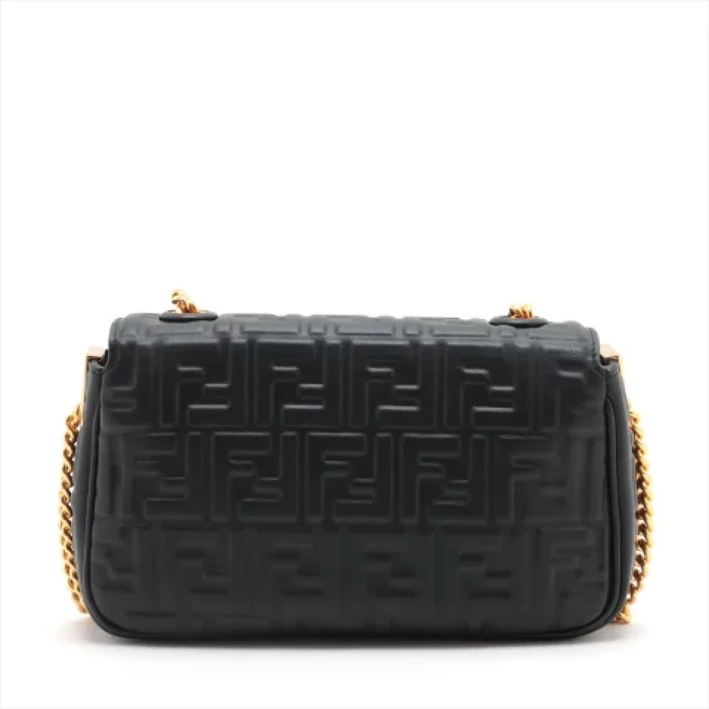Fendi Vintage Pre-owned Leather fendi-bags Black Dames