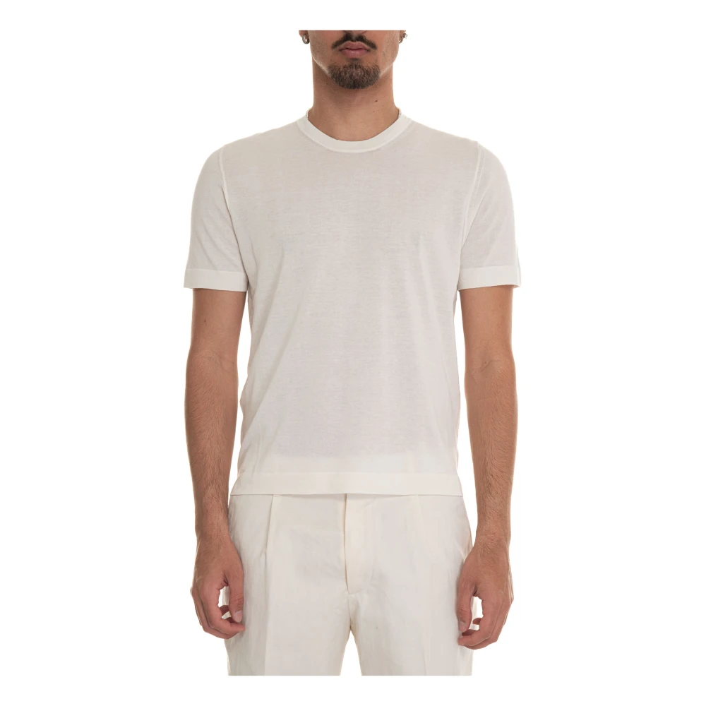 Hindustrie Crepe Jersey T-shirt Beige Heren