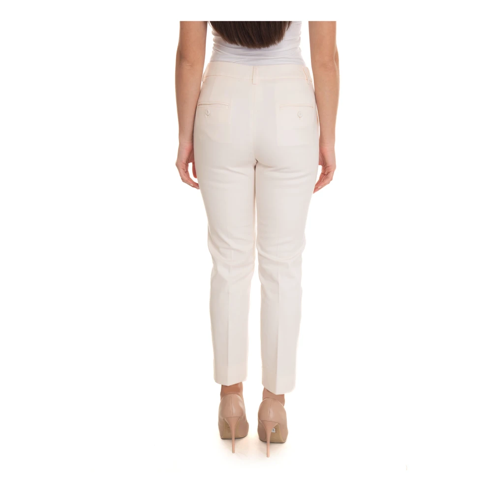 Max Mara Weekend New York Style Broek met Amerikaanse Zak White Dames