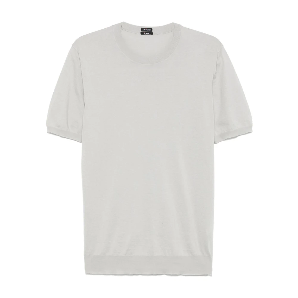 Kiton - Tops > T-Shirts - Gray - Kiton - Modalova