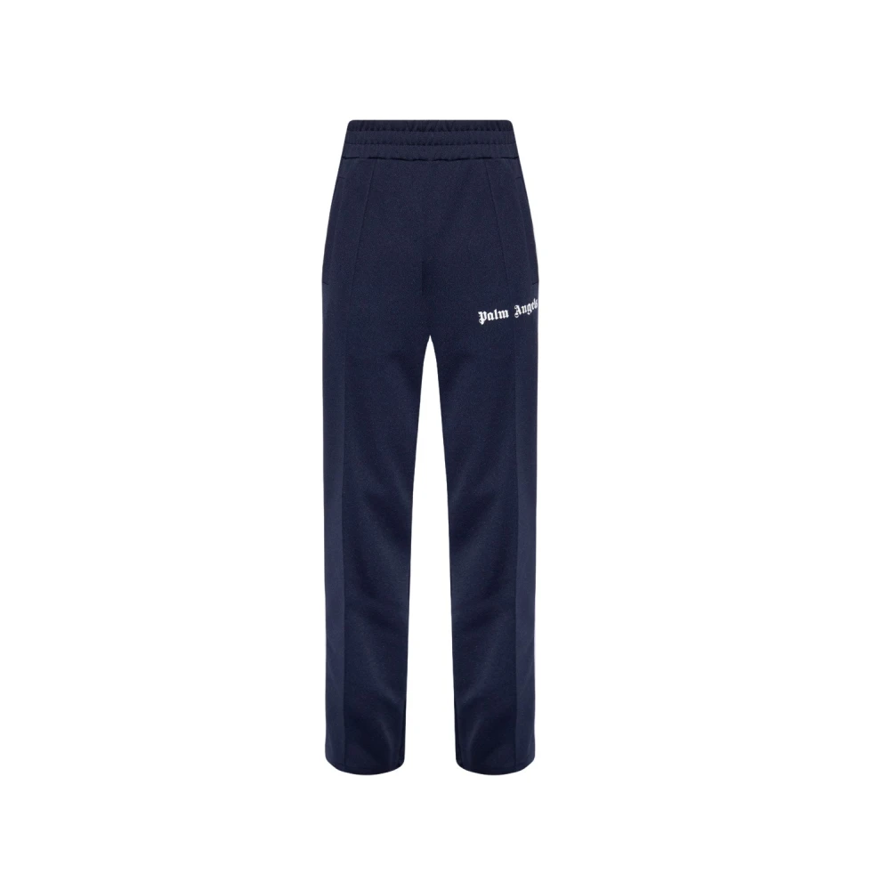 Palm Angels Verhoog je casual stijl met deze sweatpants Blue Heren
