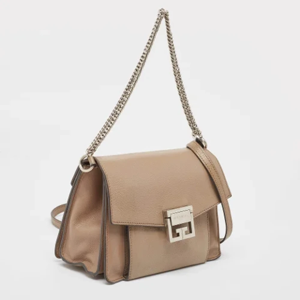 Givenchy Pre-owned Leather shoulder-bags Beige Dames