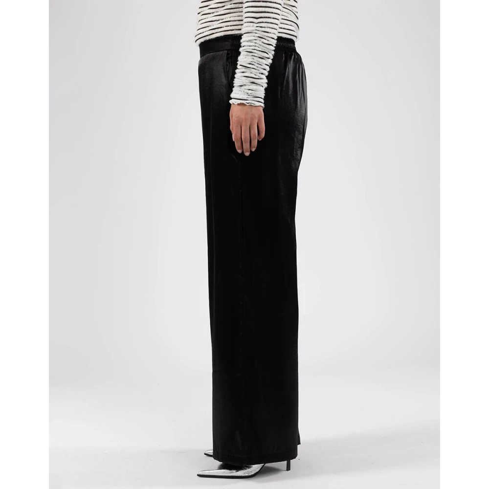 Nukus Glanzende Josephine Broek Black Dames