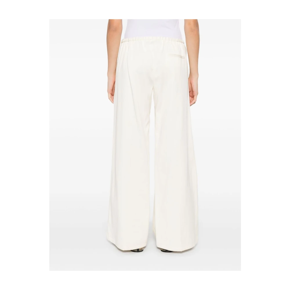 Forte Ivoor Katoenen Broek White Dames