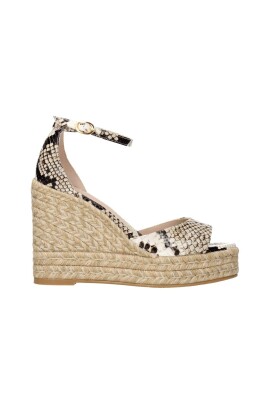 python-print-wedge-sandals-with-buckle