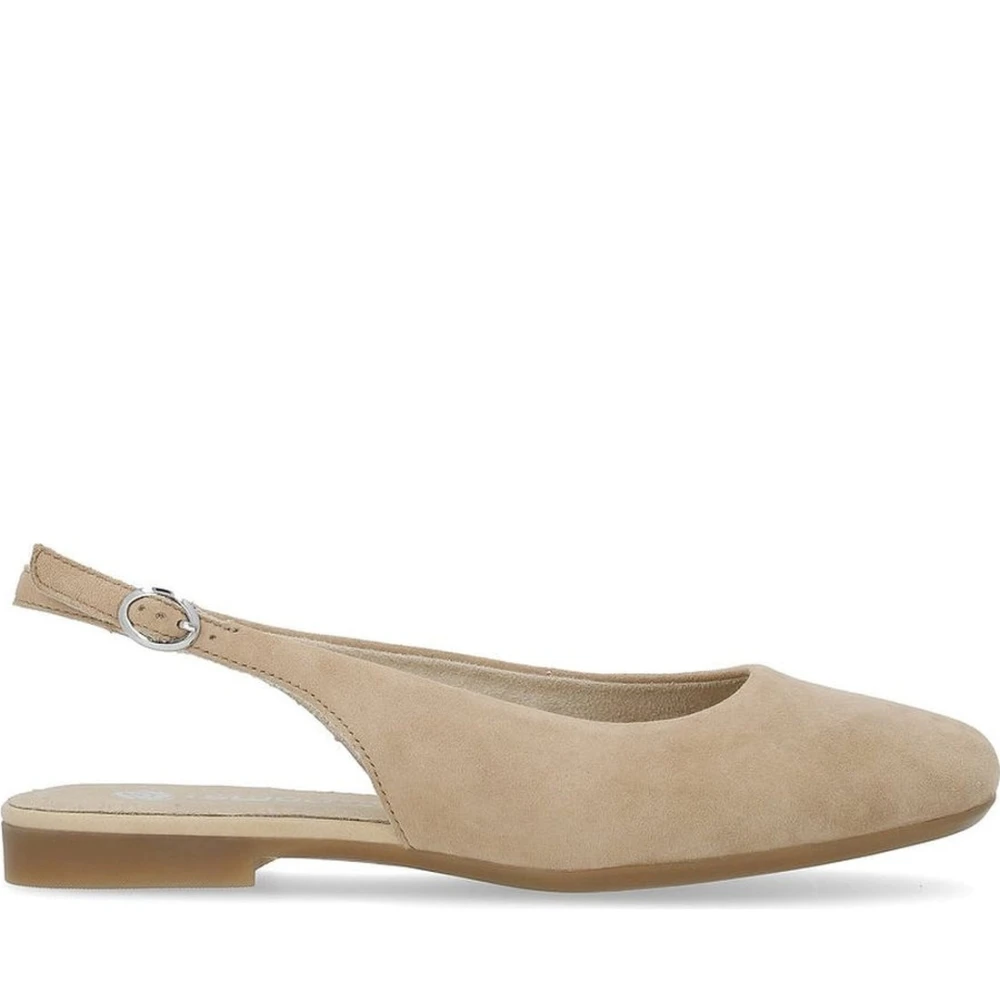 Beige Casual Flate Sandaler