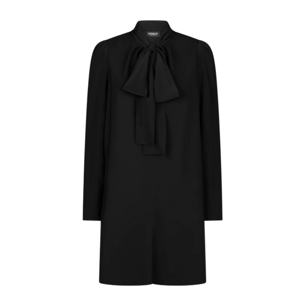 Dondup Black Vestiti E Tute Poliestere - Female - Short Dresses - L - Dresses