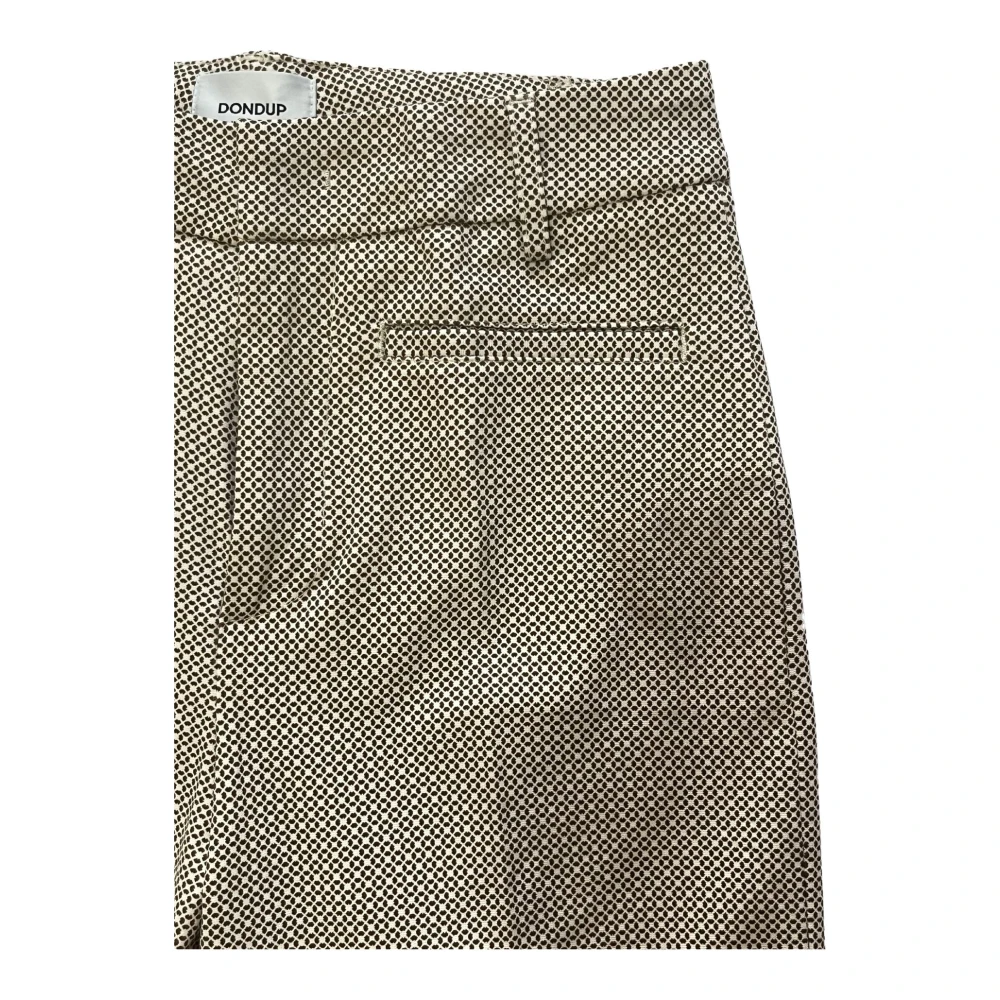 Dondup Broek met Geometrisch Patroon Brown Dames