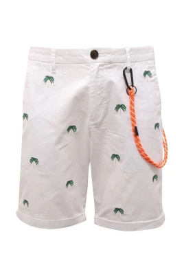 Bermuda Chino Embroidery