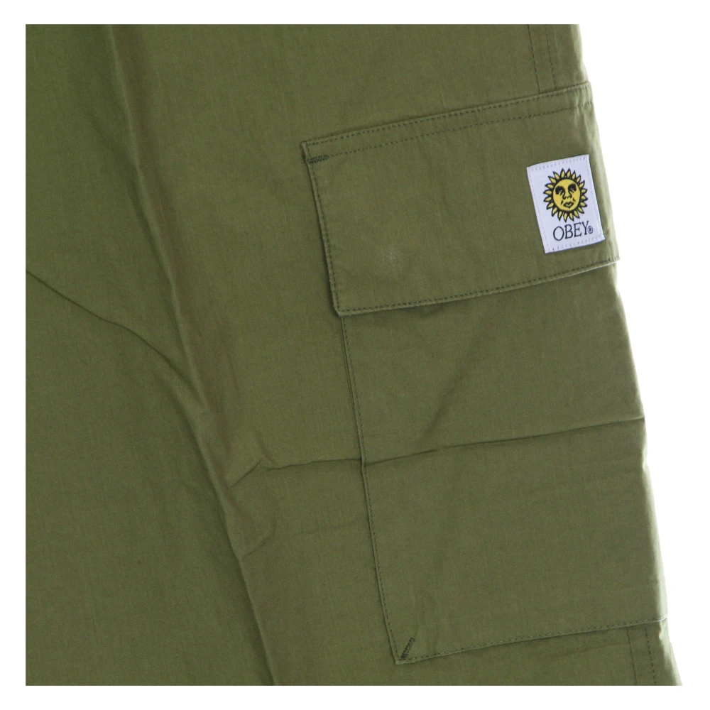 Obey Cargo Pant Olive Oil Damesbroek Green Dames