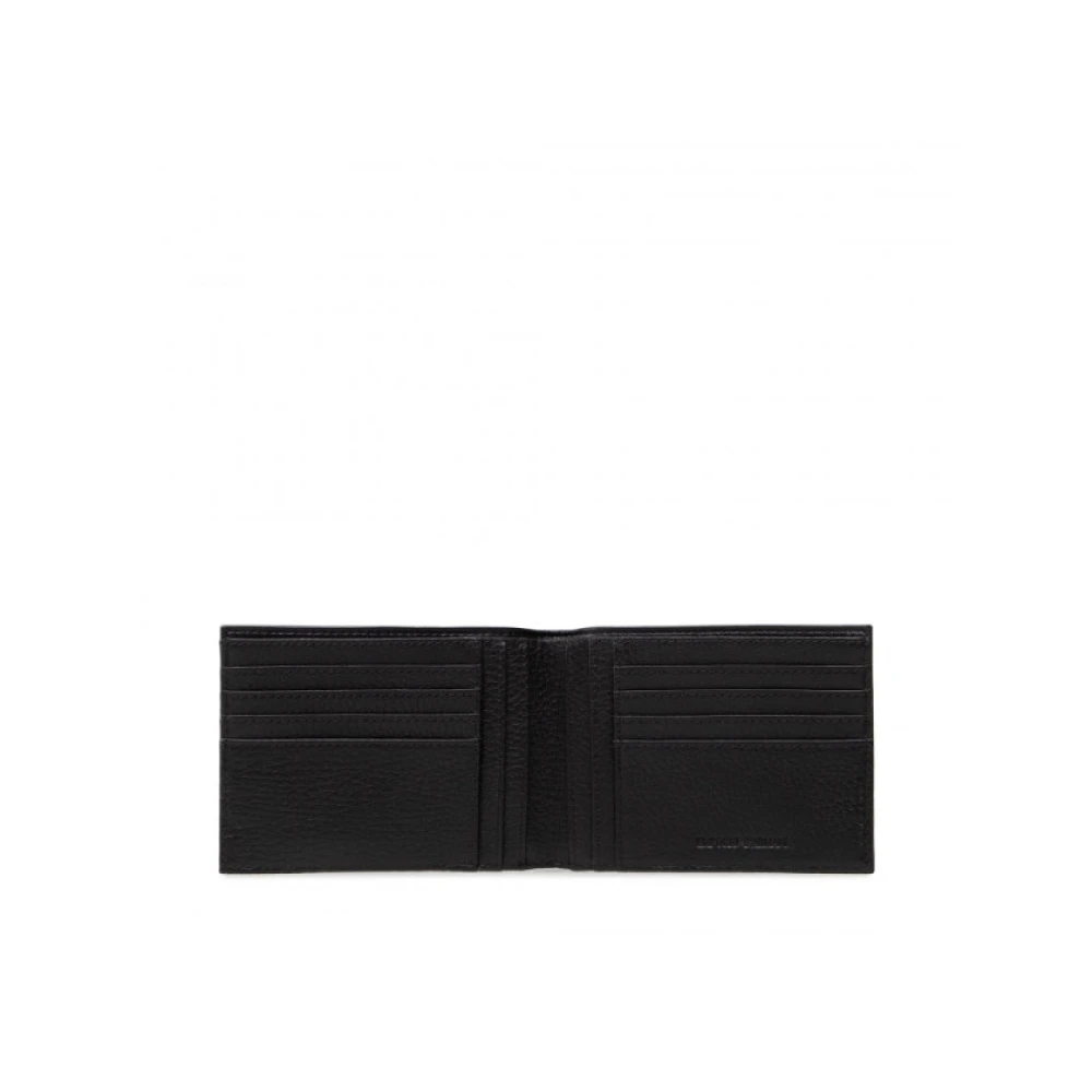 Emporio Ar i Stijlvolle zakelijke cadeauset Portemonnee en sleutelhanger Black Unisex