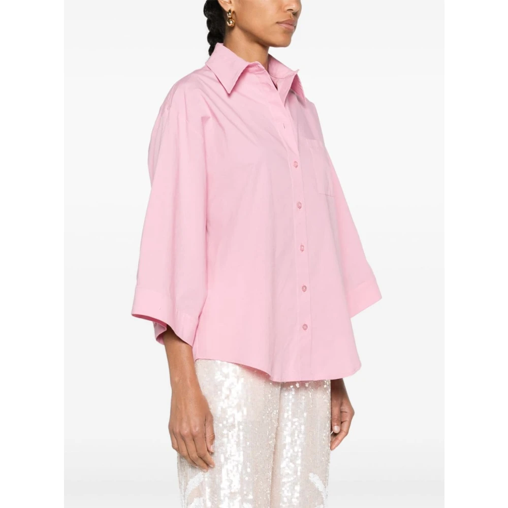 Federica Tosi Stijlvolle Shirt met Model 0771 Pink Dames