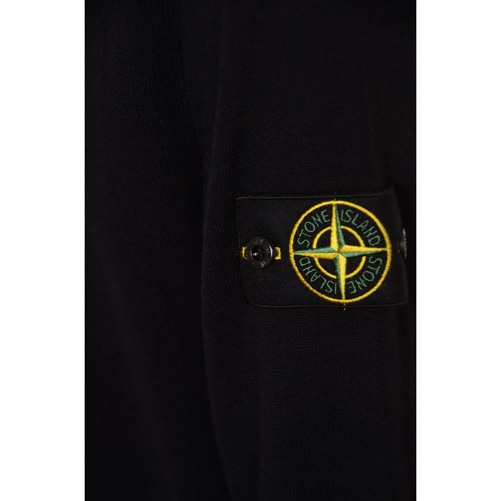 Stone Island Blauwe Sweaters Maglia RWS Blue Heren