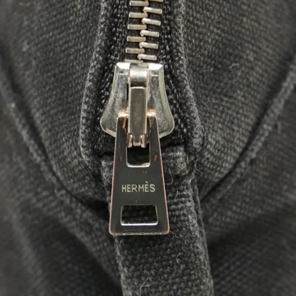 Hermès Vintage Pre-owned Canvas pouches Black Dames