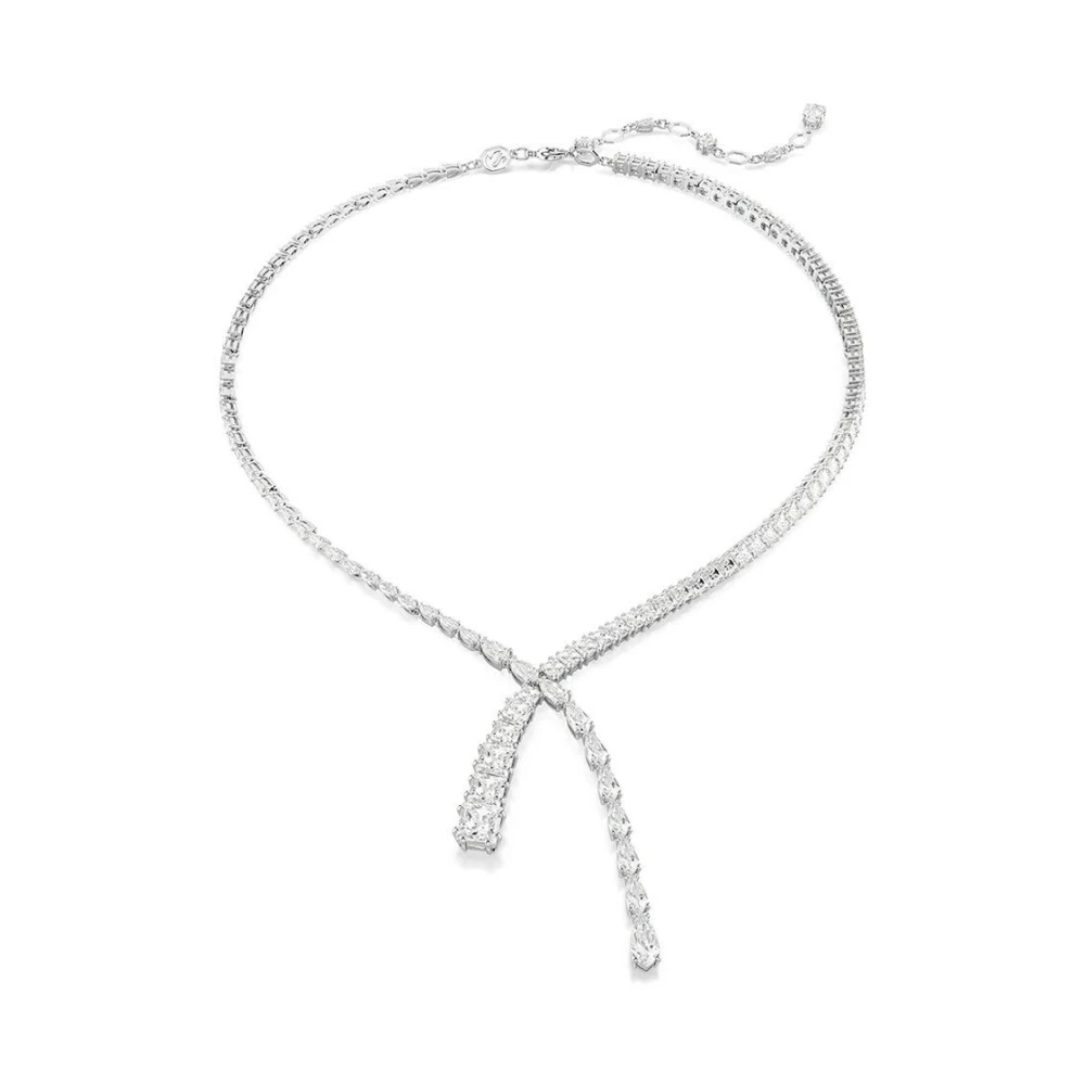 Swarovski - Matrix Y-Halskette - Accessories - Damen - Grau - One Size - Bild 3