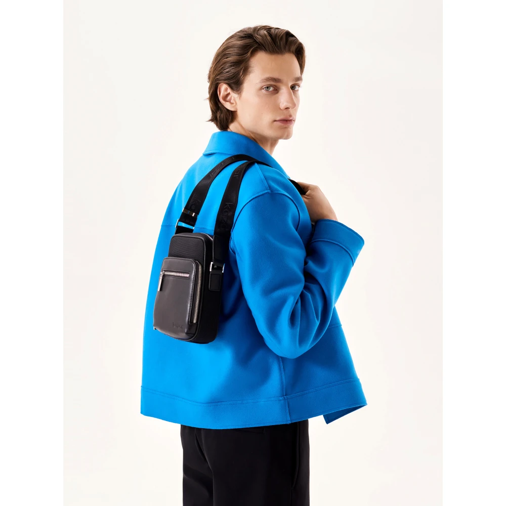 Kazar Zwarte tas voor mannen Black Heren