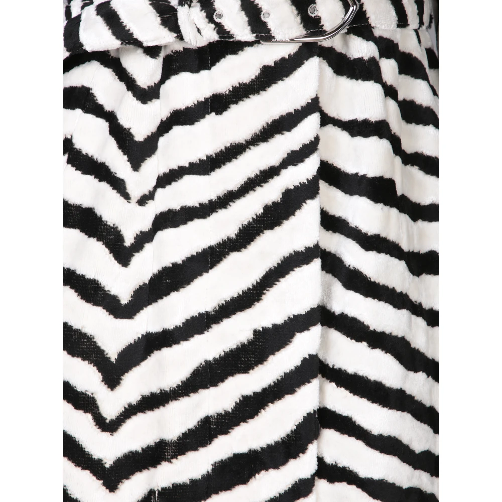 Jacquemus Witte Zebra Print Riemjas White Dames