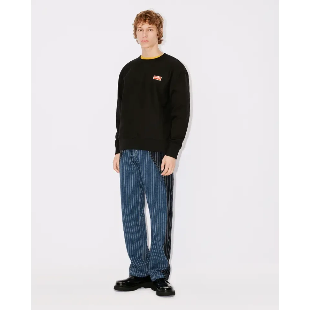 Kenzo Zwarte Sweater met Iconisch Logo Black Heren