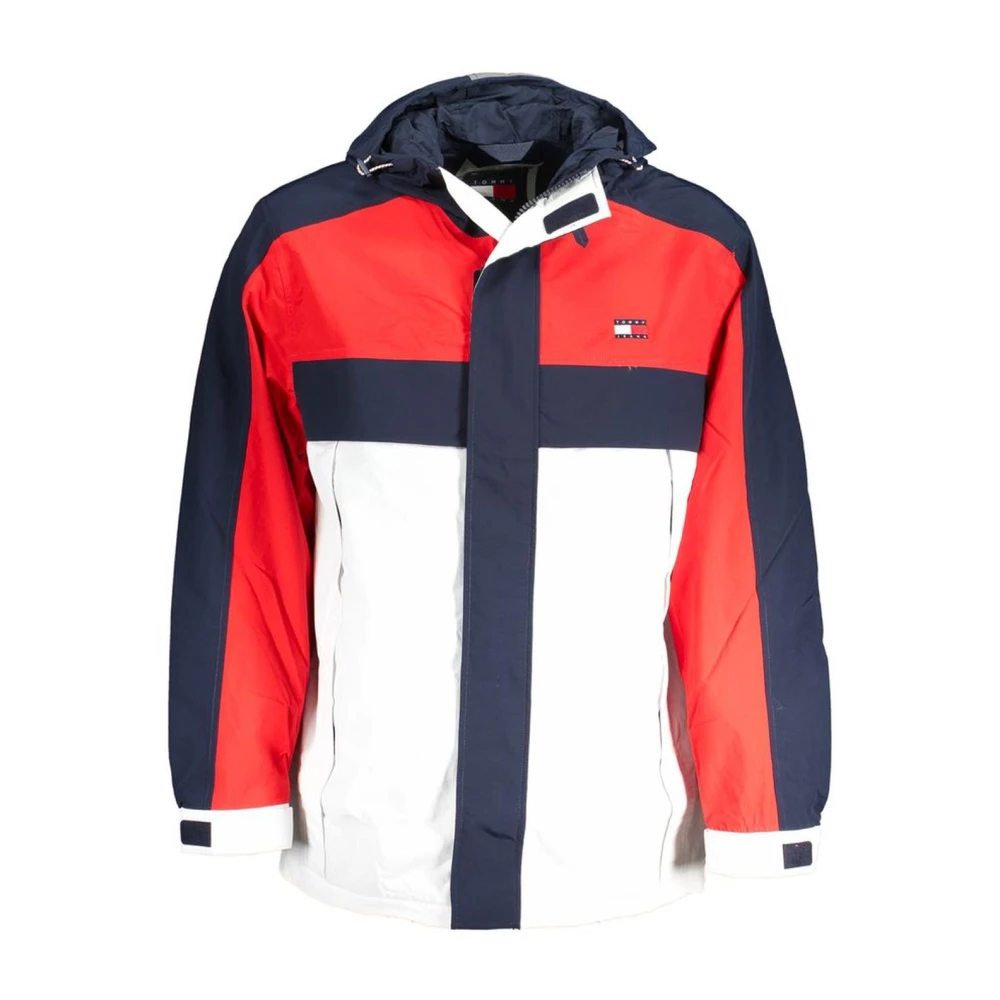 Tommy Hilfiger Blauwe Hoodie met meerdere zakken Multicolor Heren