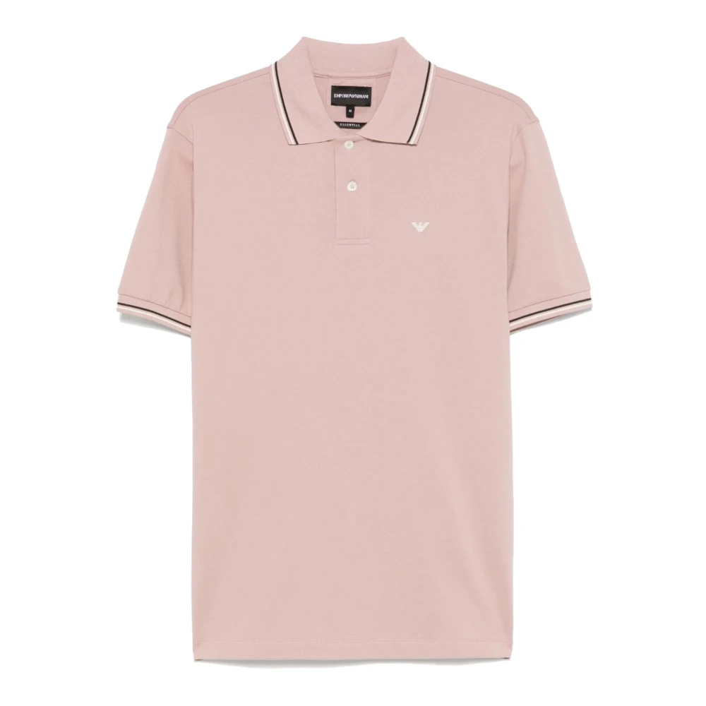 Emporio Armani Men's Pink Light Polo Shirt 8N1fb31jptzu4288 - Polo Shirts - S - Tops