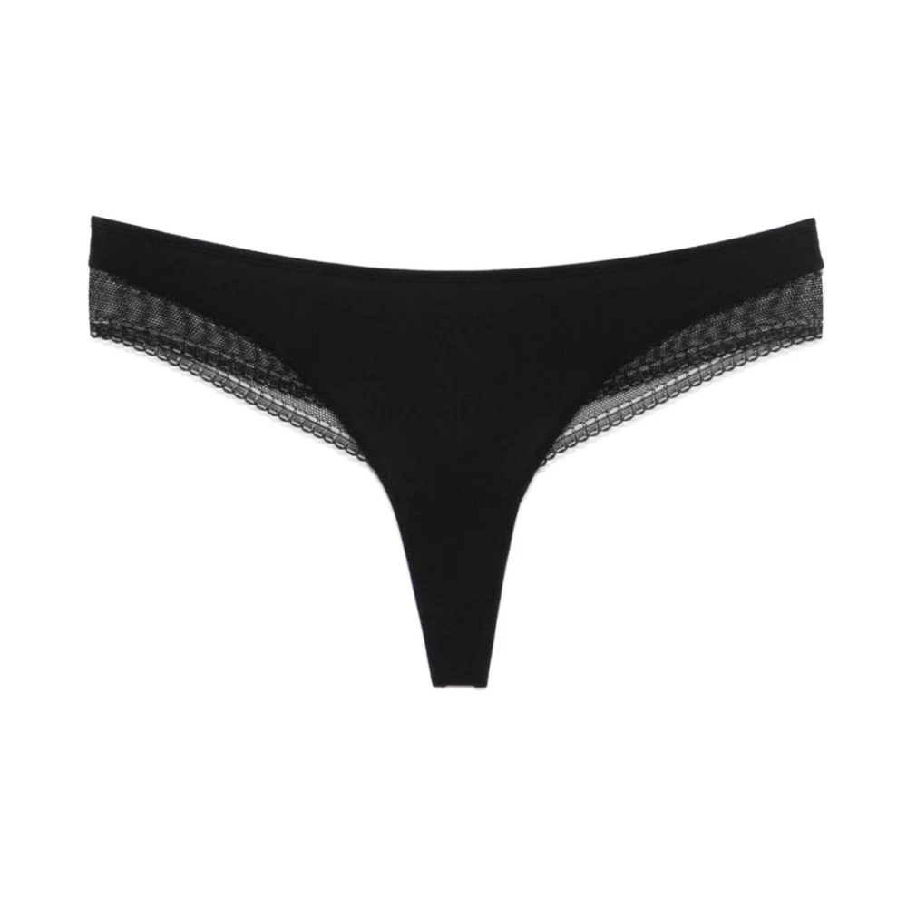 Eres Doorschijnende Angel Slip Lingerie Black Dames