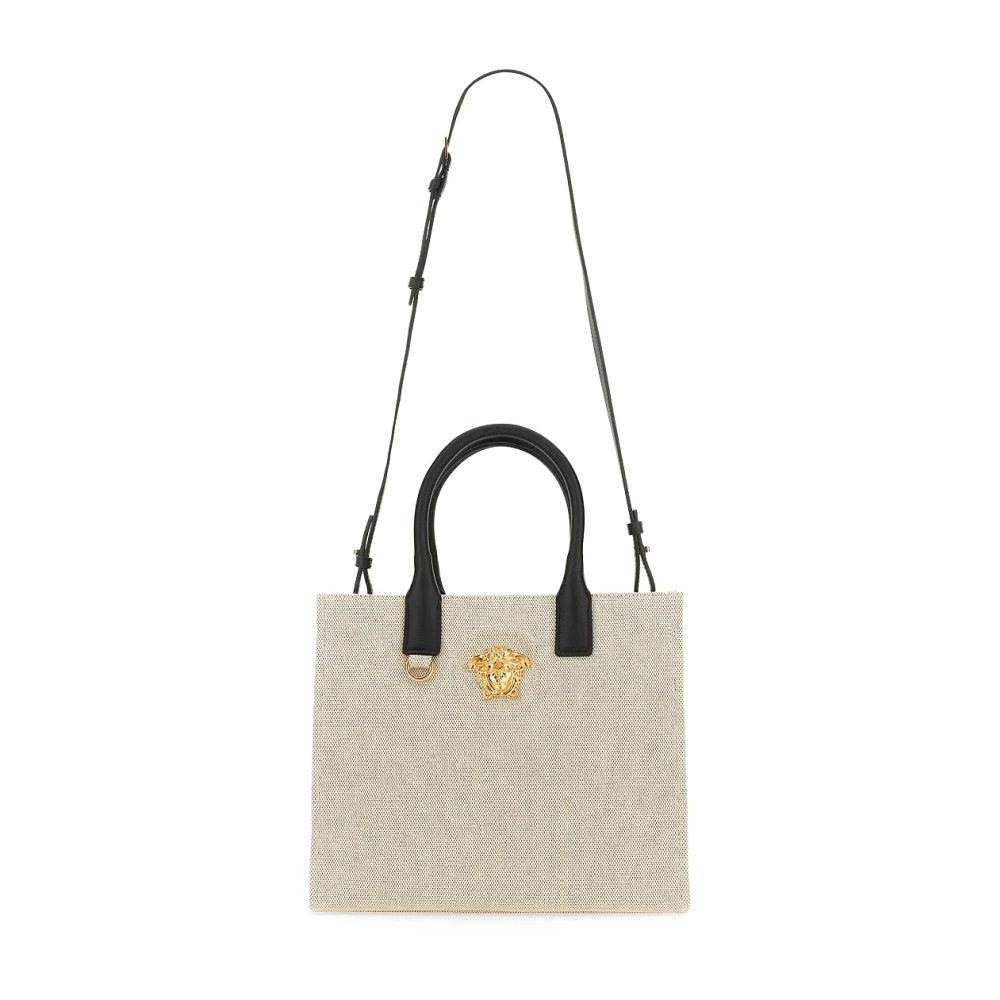 Versace Kleine Shopper Tas White Dames