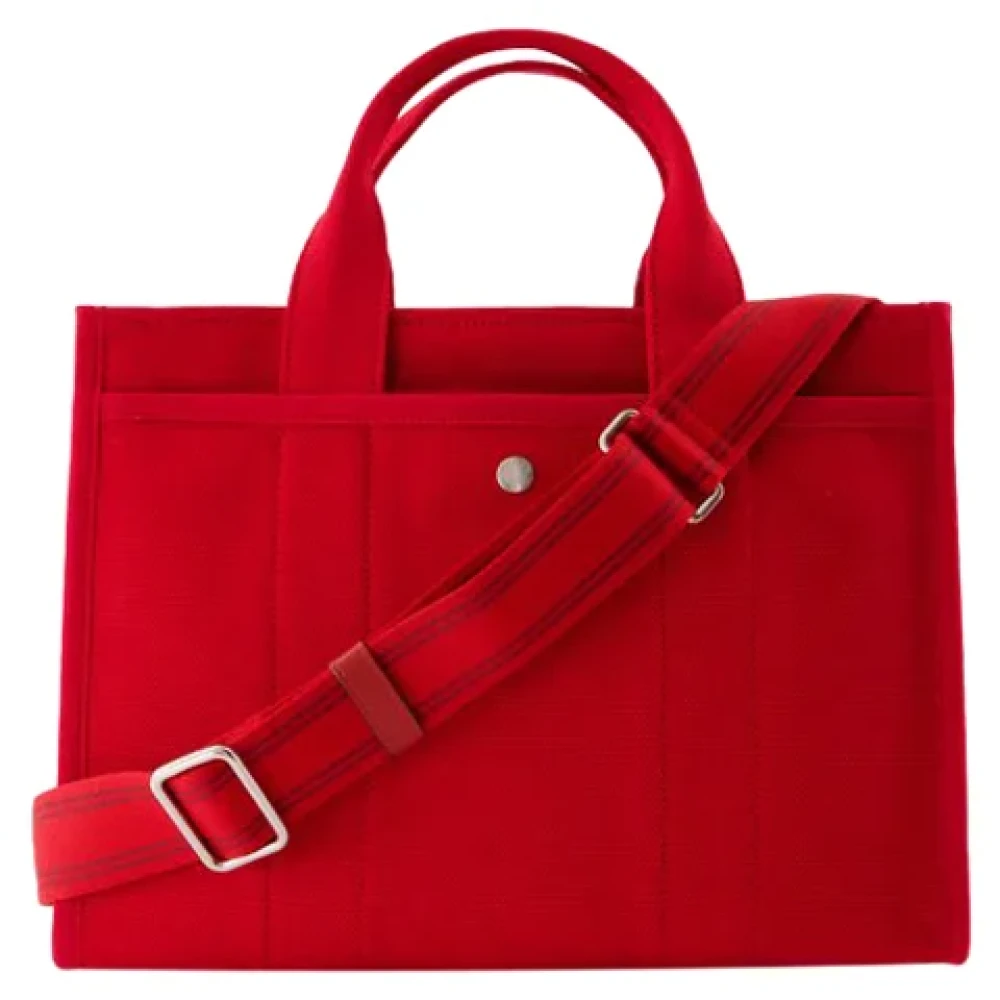 Coach Cotton handbags Red Dames