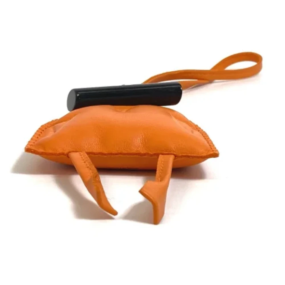 Hermès Vintage Pre-owned Leather key-holders Orange Dames
