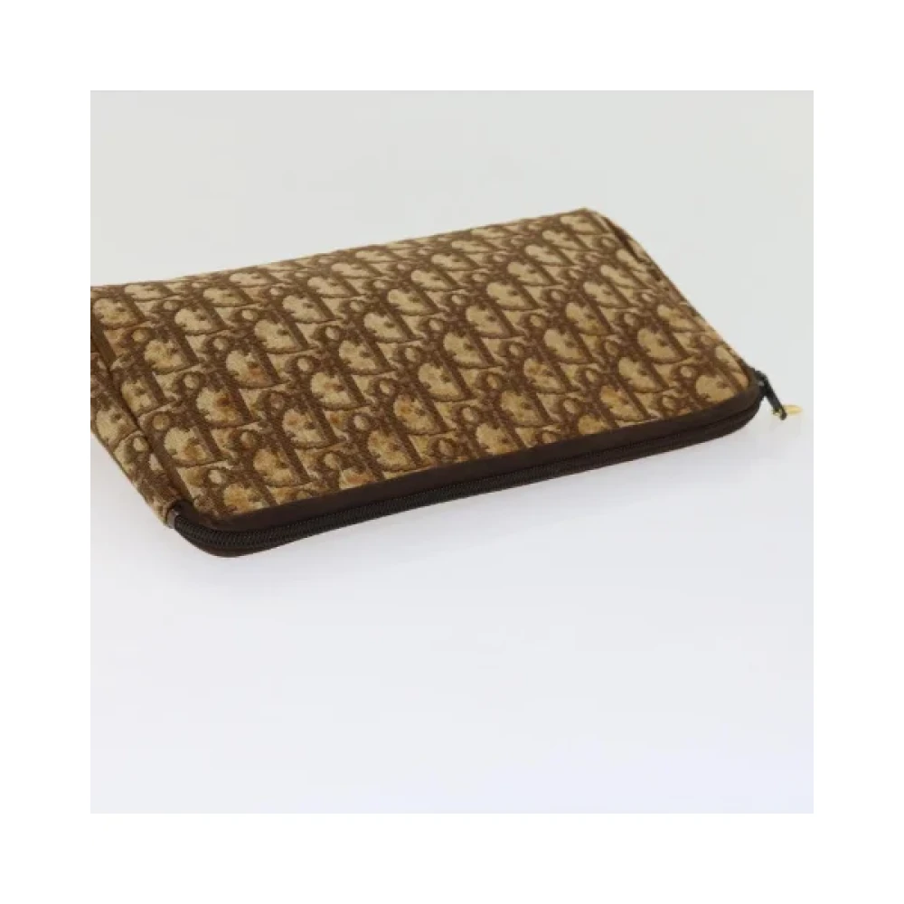 Dior Vintage Pre-owned Canvas dior-bags Brown Dames